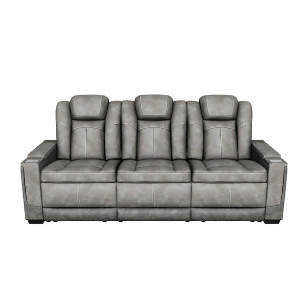 DuraPella Slate Box-Arm Reclining Living Room Set — Power Reclining Sofa (one piece of this set), 3D model