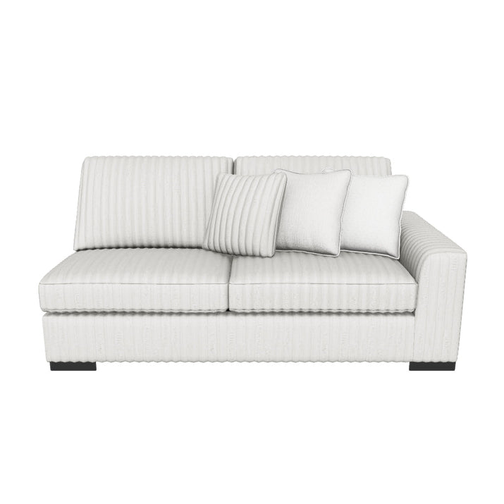 Stupendous Alloy Corduroy Symmetrical Sectional Living Room Set / 3pc — RAF Sofa (one piece of this set), 3D model