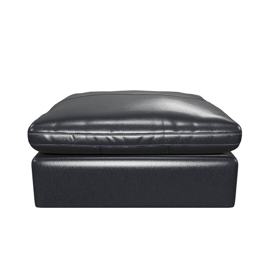 Emilia Black Leather Modular Sectional Units - 3D model