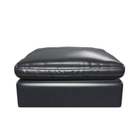 Emilia Black Leather Modular Sectional Units - 3D model