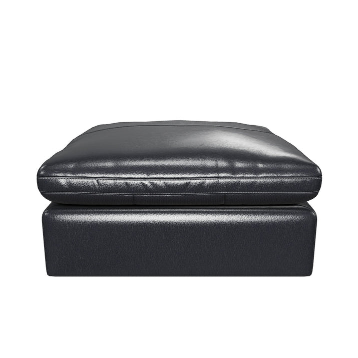 Emilia Black Leather Modular Sectional Units - 3D model