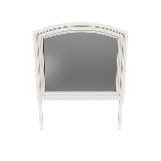 Robbinsdale Antique White Bedroom Mirror - 3D model