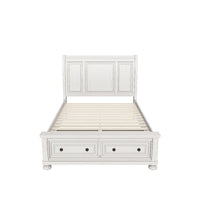 Robbinsdale Antique White Queen Sleigh Storage Bedroom Set - 3D model