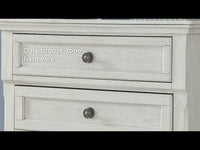 Robbinsdale - Twin Storage Ftbd w/Roll Slats - Antique White