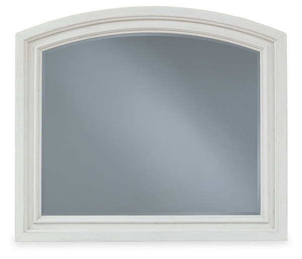 Robbinsdale Antique White Bedroom Mirror