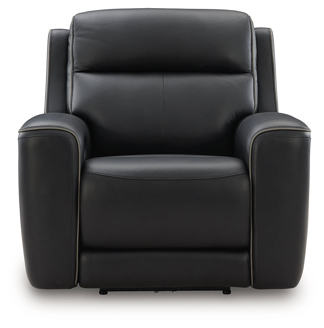5Z-Comfort Onyx Power Recliner with Adjustable Headrest