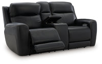 5Z-Comfort Onyx Power Reclining Loveseat with Console