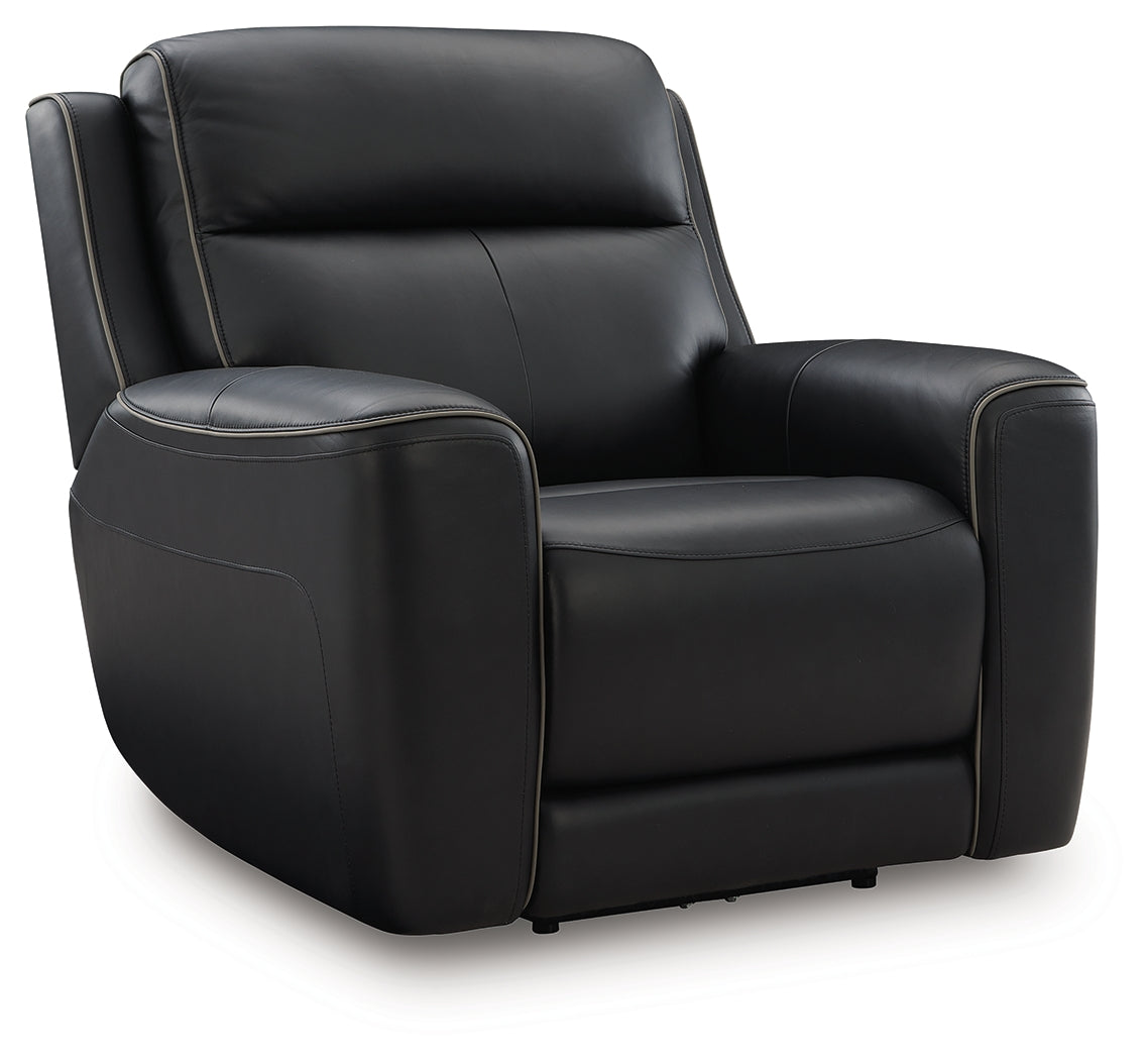 5Z-Comfort Onyx Power Recliner with Adjustable Headrest