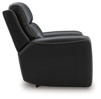 5Z-Comfort Onyx Power Recliner with Adjustable Headrest