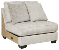 Rawcliffe Parchment Armless Chair