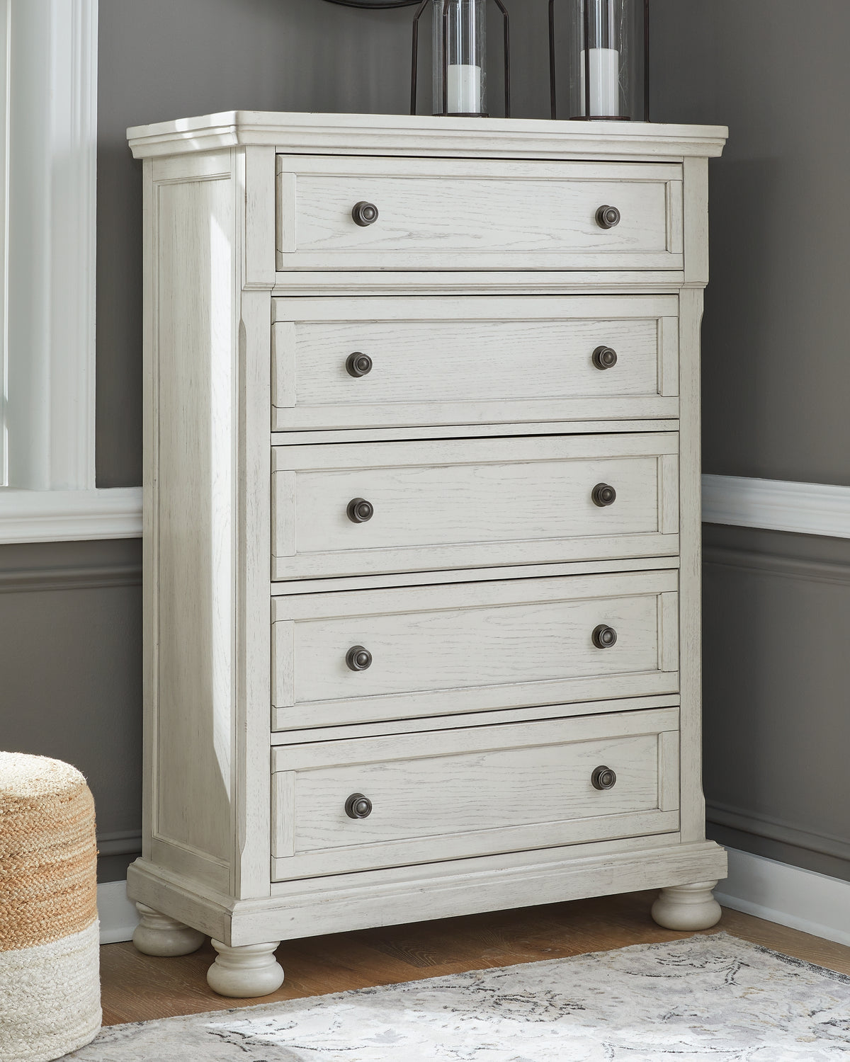Robbinsdale Antique White Chest