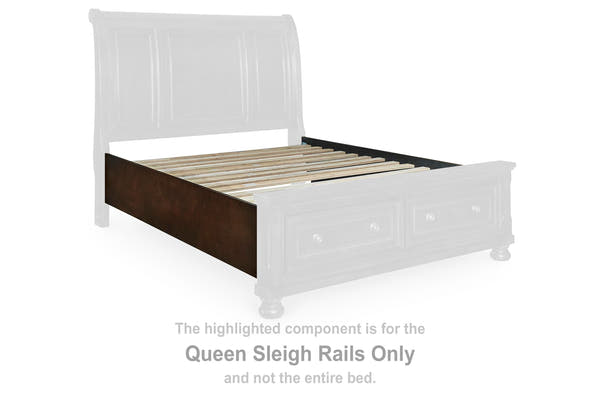 Porter Rustic Brown King Sleigh Storage Bedroom Set