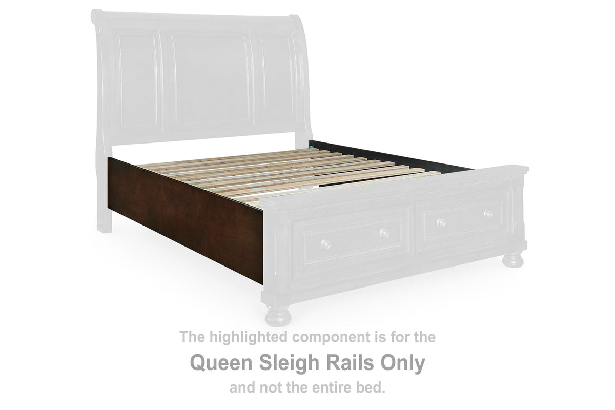 Porter Rustic Brown King Sleigh Storage Bedroom Set