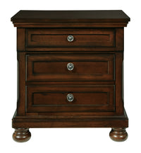Porter Rustic Brown Two Drawer Nightstand