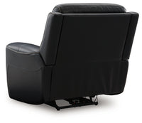 5Z-Comfort Onyx Power Recliner with Adjustable Headrest