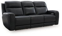5Z-Comfort Onyx Power Reclining Sofa with Adjustable Headrest