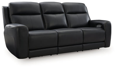 5Z-Comfort Onyx Power Reclining Sofa with Adjustable Headrest