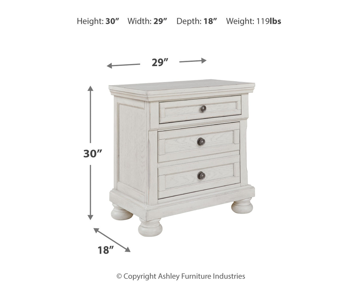 Robbinsdale Antique White Nightstand