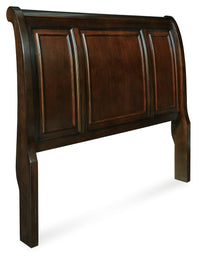 Porter Rustic Brown Queen Sleigh Headboard