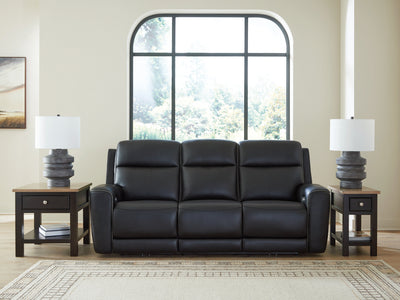 5Z-Comfort Onyx Power Reclining Sofa with Adjustable Headrest