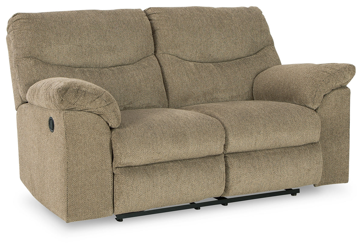 Alphons Putty Reclining Loveseats (Set of 2)