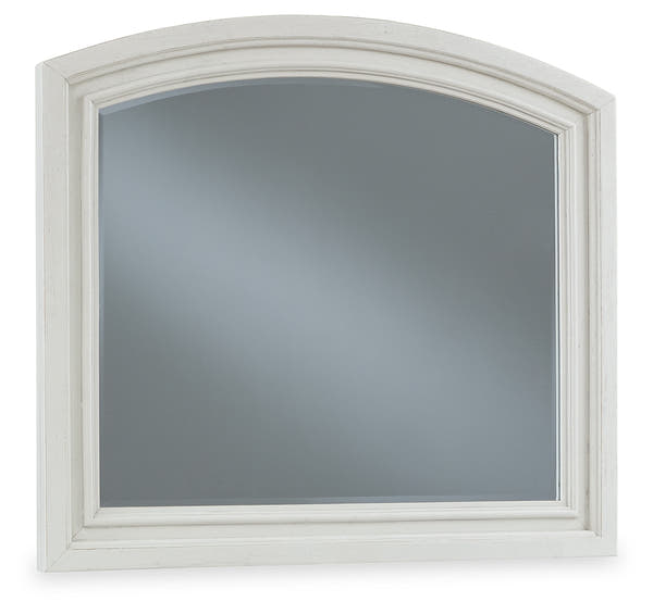 Robbinsdale Antique White Bedroom Mirror