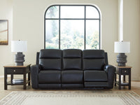 5Z-Comfort Onyx Power Reclining Sofa with Adjustable Headrest