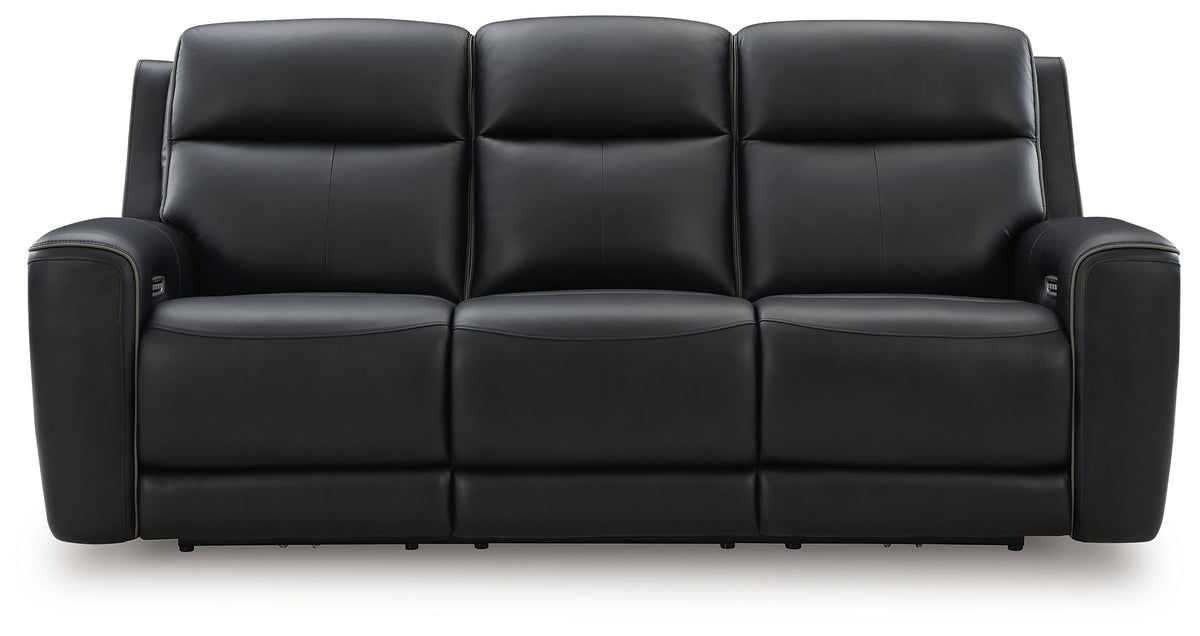 5Z-Comfort Onyx Power Reclining Sofa with Adjustable Headrest