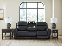 5Z-Comfort Onyx Power Reclining Sofa with Adjustable Headrest