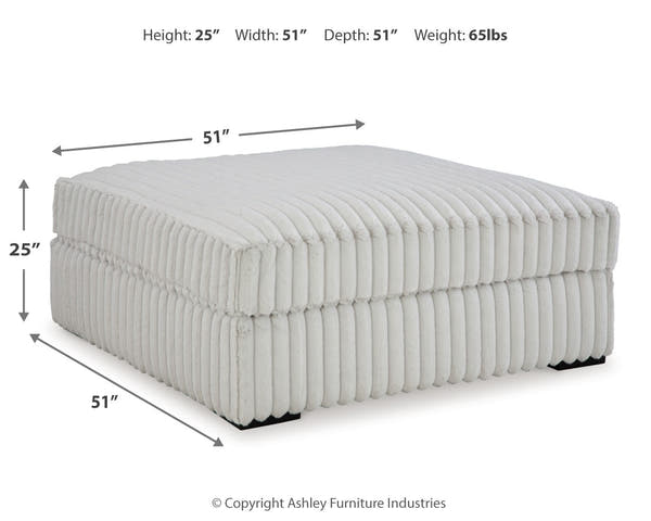 Stupendous Alloy Oversized Accent Ottoman
