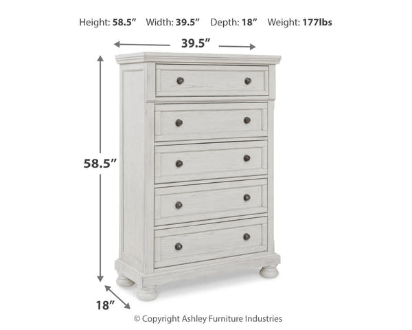 Robbinsdale Antique White Chest