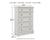 Robbinsdale Antique White Chest