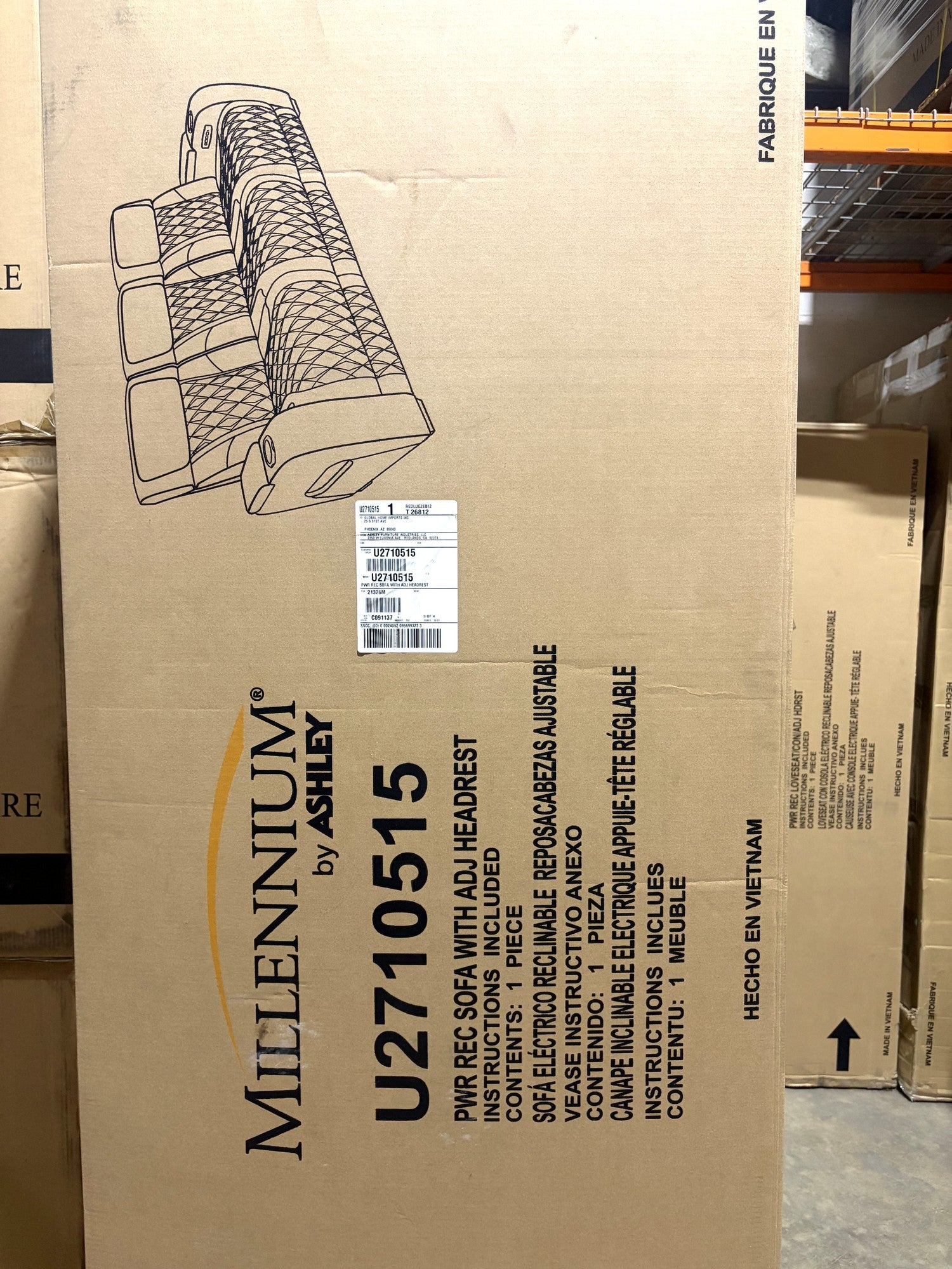 The exact Ashley® SKU you'd buy in-store — shipped direct from our Phoenix warehouse.